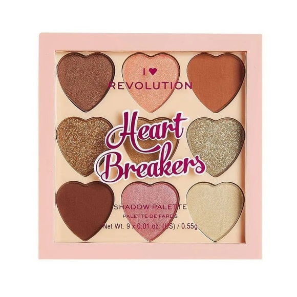 NEW I LOVE REVOLUTION HEART BREAKERS MAJESTIC SHADOW PALETTE - Picture 4 of 9